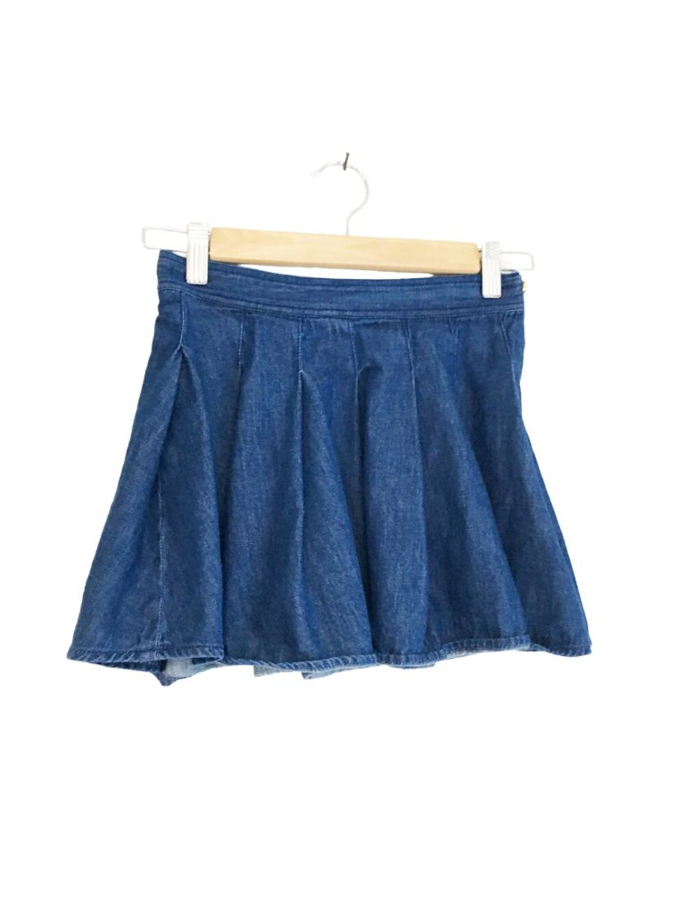 Crewcuts Girls Pleated denim skirt size 8